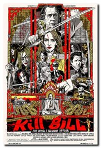 kill bill movie poster | wall art (24 x 36 inch / 61 x 91 cm) unframed, display ready photo paper print artistic version