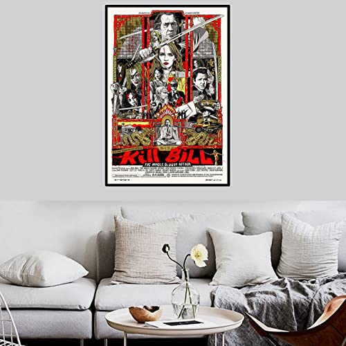 Kill Bill Movie Poster | Wall Art (24 x 36 inch / 61 x 91 cm) unframed, Display Ready Photo Paper Print Artistic Version