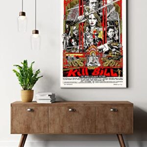 Kill Bill Movie Poster | Wall Art (24 x 36 inch / 61 x 91 cm) unframed, Display Ready Photo Paper Print Artistic Version