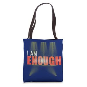 enough tote bag