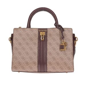 GUESS Ginevra Elite Society Satchel, Latte Logo