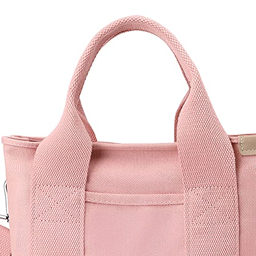 GETERUUV Tote Bag Women Small Satchel Bag Stylish Mini Tote Handbag Canvas Hobo Bag Fashion Crossbody Purse Bag Shoulder Bag Messenger Bags for Women