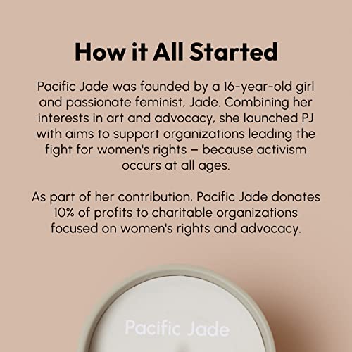 PACIFIC JADE Hand Poured 100% Natural Soy Candle 14oz - Luxury Fragrance in Matte Glass for Home or Gift - Premium Cotton Wick for 60 Hours Burn Time - Woman-Founded Brand (Sea of Sage)