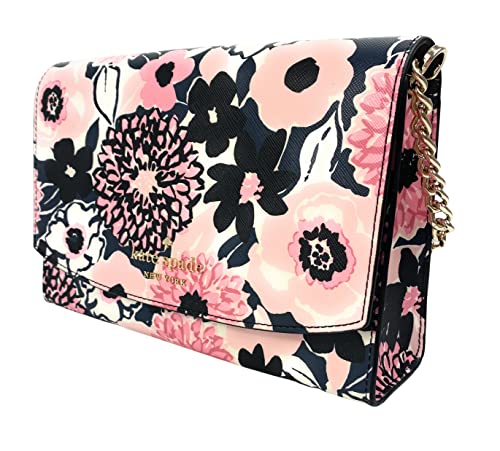 Kate Spade New York Carson Convertible Crossbody in Dahlia Floral Printed Pink Multi