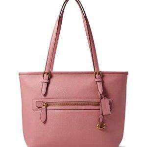 COACH Polished Pebble Leather Taylor Tote Bubblegum One Size