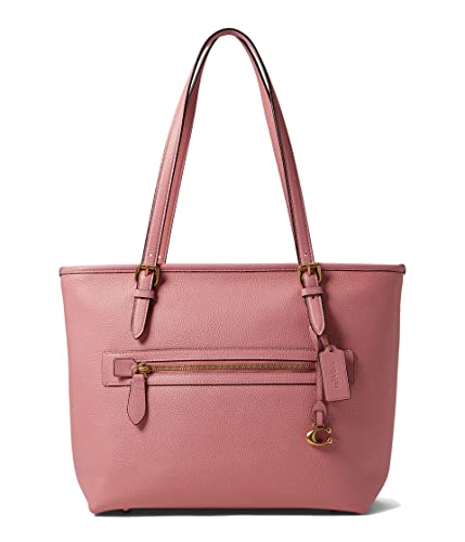 COACH Polished Pebble Leather Taylor Tote Bubblegum One Size