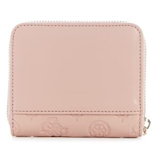 GUESS La Femme Small Zip Around Wallet, Pale Rose