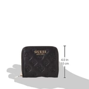 GUESS La Femme Small Zip Around Wallet, Black