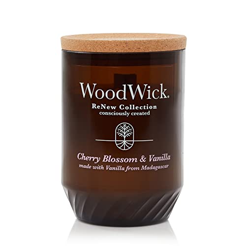 WoodWick® Renew Large Candle, Cherry Blossom & Vanilla, 13 oz.