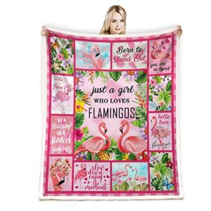 cyrekud flamingo blanket throw,flamingo gifts for women,pink flamingo gifts for girls blanket,flamingo christmas decorations gifts,cozy flamingo themed gifts blanket for sofa couch beds décor