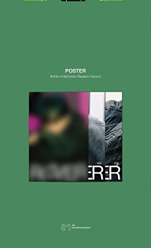 EXO KAI ROVER 3rd Mini Album SLEEVE Version CD+POB+Photobook+Folded lyrics poster on pack+Photocard+Tracking Sealed