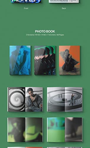 EXO KAI ROVER 3rd Mini Album SLEEVE Version CD+POB+Photobook+Folded lyrics poster on pack+Photocard+Tracking Sealed