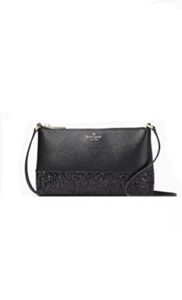 kate spade flash glitter crossbody (black)