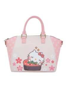 loungefly hello kitty sushi satchel bag