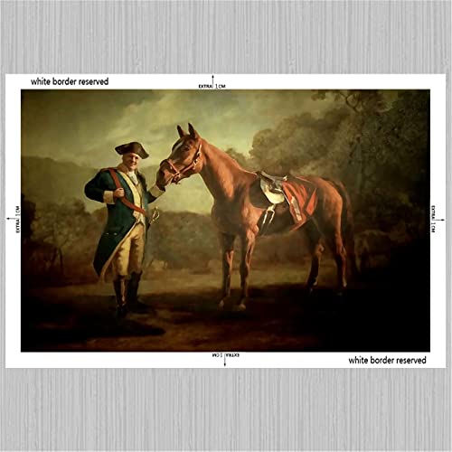 Napoleon Tony Soprano and Pie-O-My Horse Painting Poster The Sopranos Race Canvas Print Wall Art Decor (sopranos-1,12x18inch-No Framed)