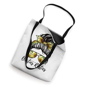 Besties For The Resties Hair Bandana Matching Mommy and Me Tote Bag