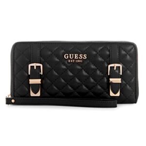 GUESS Adam Large Zip Around Wallet, Black