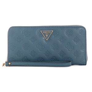 GUESS La Femme Large Zip Around Wallet, Slate