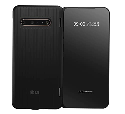 UrbanX Dual Screen Case for LG V60 ThinQ 5G with Type-C Adapter - Black