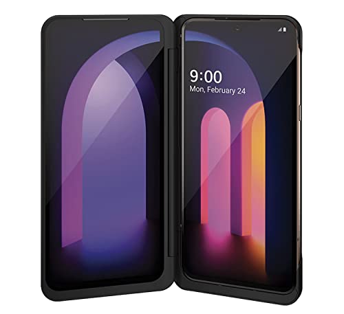 UrbanX Dual Screen Case for LG V60 ThinQ 5G with Type-C Adapter - Black