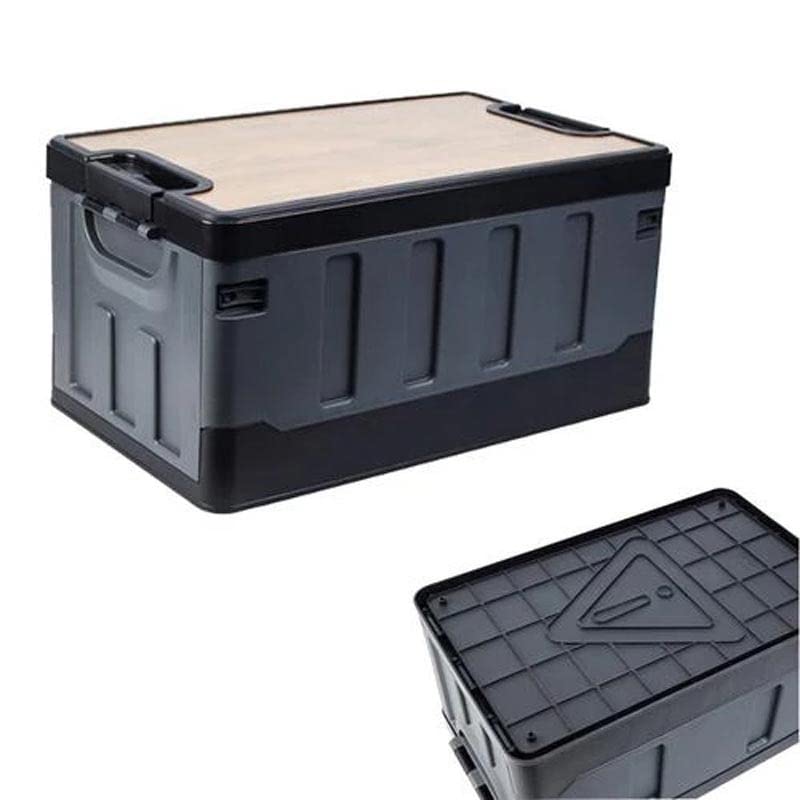 BIENKA 35L Outdoor Camping Storage Box High-Capacity Move House Travel Sundries Trunk Universal Car Trunk Storage Box Portable Case Boxes