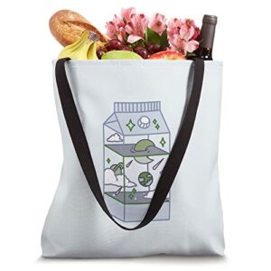 Japanese Aesthetic Milk Box Artwork Kawaii E-Girl Anime Tote Bag