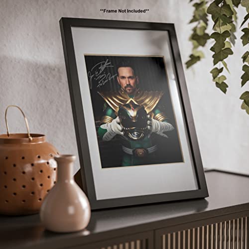 Ikonic Fotohaus Jason David Frank Tommy Oliver Power Rangers Green TV Cast Signed Photo Autograph Print Wall Art Home Decor