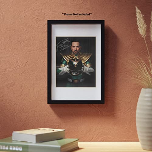 Ikonic Fotohaus Jason David Frank Tommy Oliver Power Rangers Green TV Cast Signed Photo Autograph Print Wall Art Home Decor