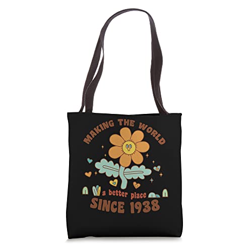 Making world better place since 1938 birthday celebration Tote Bag