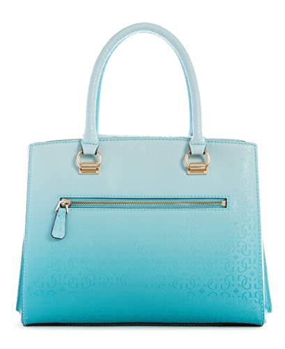 GUESS Alexie Girlfriend Satchel, Aqua Multi Ombre