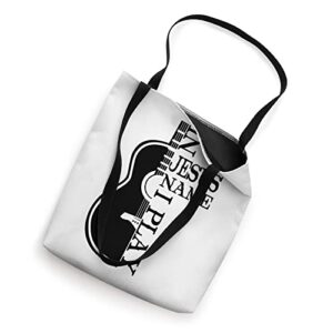 Guitar In Jesus Name I Play Guitarist Christian Musician Tote Bag