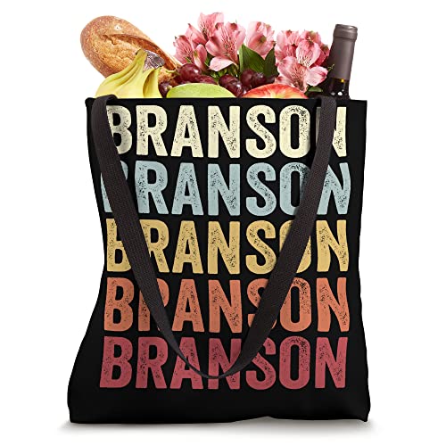 Branson Missouri Branson MO Retro Vintage Text Tote Bag