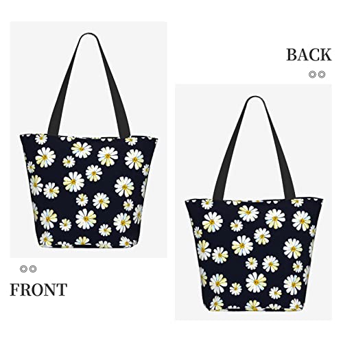 Tote Bag for Women Travel Shoulder Bag Hobo Bag Daily Working Handbag Beach Bag Large Capacity Purse Satchel, ( Camomile2 )