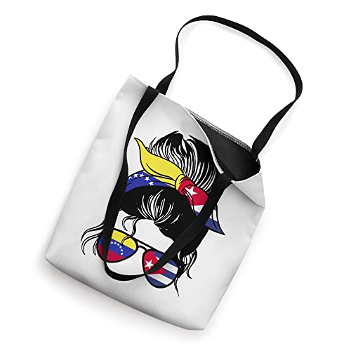 Venezuela and Cuba Mix Half Cuban and Half Venezuelan Tote Bag