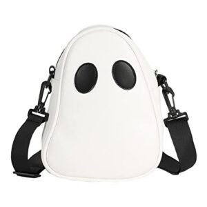 juoxeepy halloween crossbody bag purse halloween ghost purse for women girls funny ghost crossbody shoulder bag