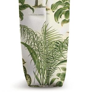Monstera Succulent Plant Palm Tree Botanical Illustration Tote Bag