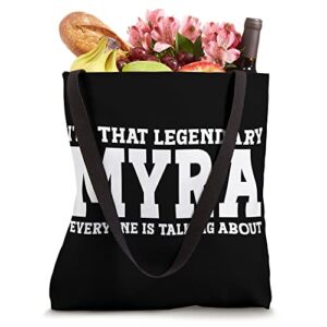 Myra Personal Name Women Girl Funny Myra Tote Bag