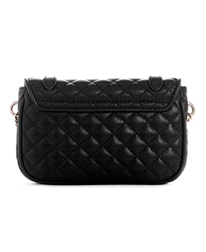 GUESS Adam Mini Crossbody Flap, Black