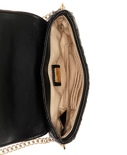 GUESS Adam Mini Crossbody Flap, Black