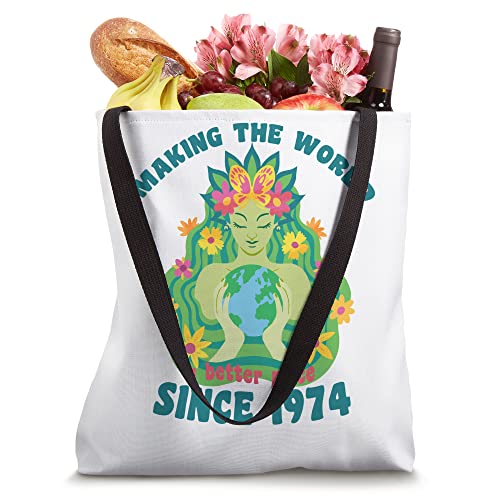 Making the world better place since 1974 birthday Tote Bag