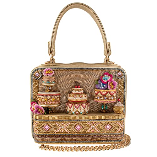 Mary Frances Sugar on Top Beaded Cake Shop Top Handle Handbag, Multi