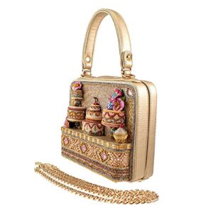 Mary Frances Sugar on Top Beaded Cake Shop Top Handle Handbag, Multi