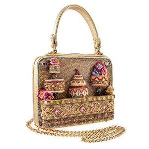 Mary Frances Sugar on Top Beaded Cake Shop Top Handle Handbag, Multi