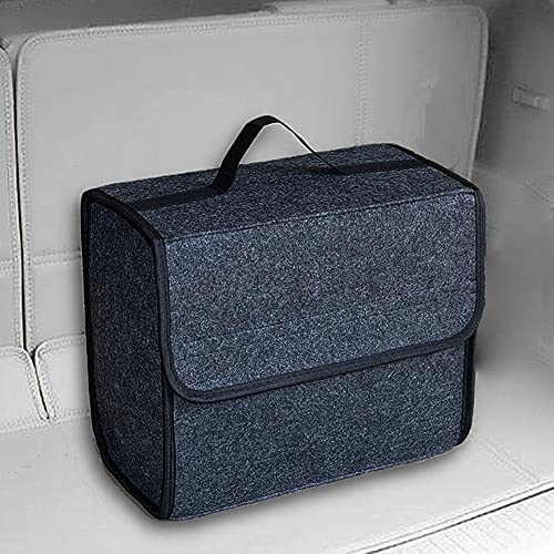 BIENKA Car Storage Bag Trunk Organizer Box Felt Cloth Storage Box Auto Cargo Container Bags Multi-Pocket Tidying Bags Car Accessories Boxes