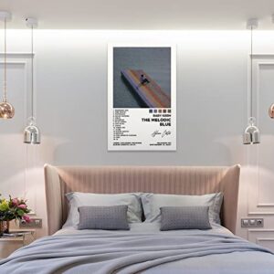 Baby Keem The Melodic Blue Album Cover Poster for Aesthetic Room Decor Merch Art Wall Print Wallpaper for Bedroom for Teen Girls Boys 12x18inch(30x45cm)