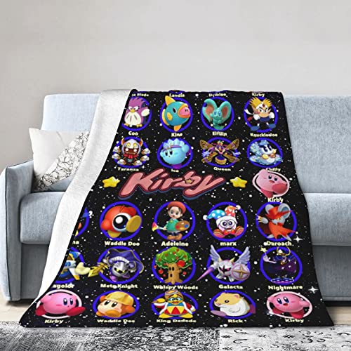 senoi Cartoon Blankets Super Soft Lightweight Throw Blanket Warm Flannel Blanket for Bed Sofa, (Cartoon 1, 50''x40'')