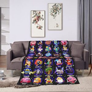 senoi Cartoon Blankets Super Soft Lightweight Throw Blanket Warm Flannel Blanket for Bed Sofa, (Cartoon 1, 50''x40'')