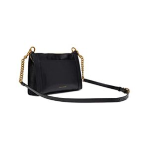 Rebecca Minkoff MAB Crossbody W/Antique Brass Hardware, Black