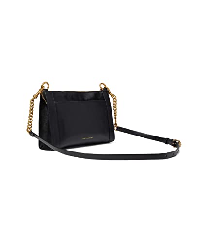 Rebecca Minkoff MAB Crossbody W/Antique Brass Hardware, Black