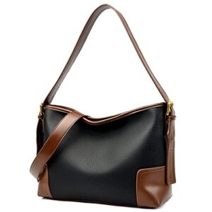 hinfka handbags for women soft pu leather tote bag large capacity single shoulder bag crossbody women bags travel handbags